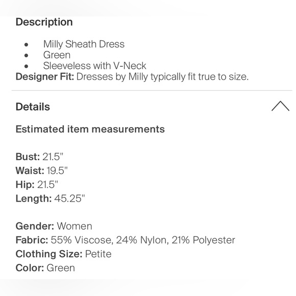 Milly Knit Chain Strap Midi Dress Emerald XS EUC P - Picture 12 of 12